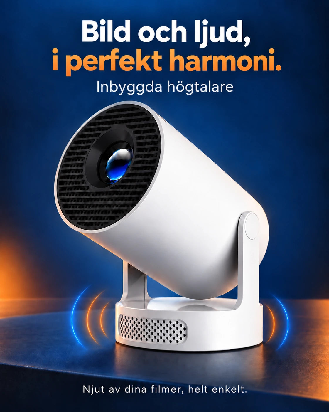 Videoprojektor 4K-kompatibel, 330 ANSI-lumen – Luma One, Wi-Fi 6 och Bluetooth 5.0